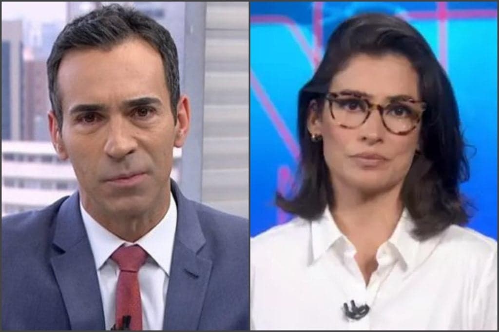 Com pressão extrema, César Tralli e Renata Vasconcellos são traídos, bruxa fica solta e tudo é mostrado ao vivo