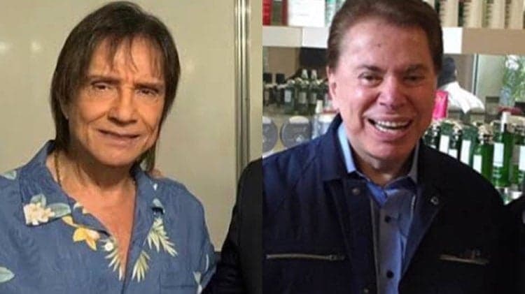 Roberto Carlos, proibido de pisar no SBT, expõe encontro raro com Silvio Santos em meio a escândalo na Globo