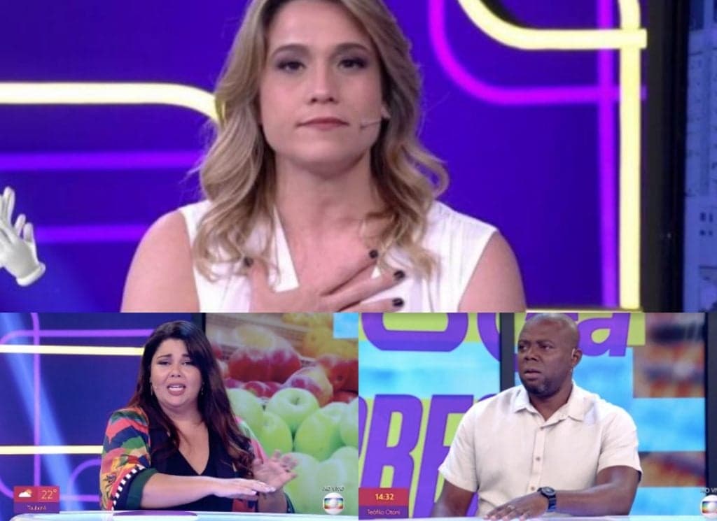 Ao vivo, Globo comete erro e vaza áudio comprometedor de apresentadora do Se Joga