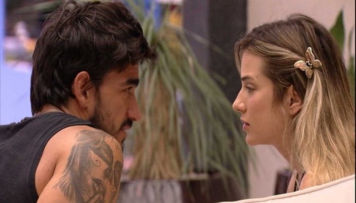 Emparedada, Gabi recebe apoio de Guilherme para continuar na casa; ex-brother usou as redes sociais para declarar sua torcida