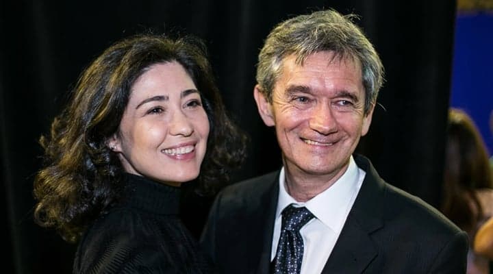 Serginho Groisman ao lado da esposa. (Foto: Divulgação)