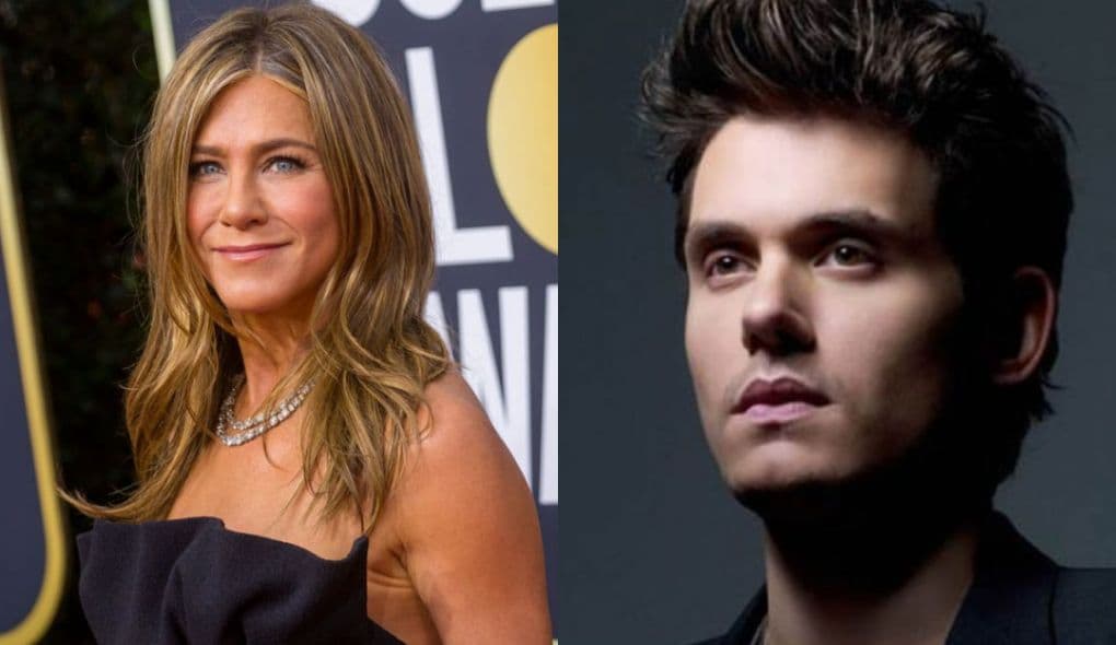 Com muitas idas e vindas, Jennifer Aniston entra na live do ex, John Mayer, e surpreende fãs: "Eu gosto dele"