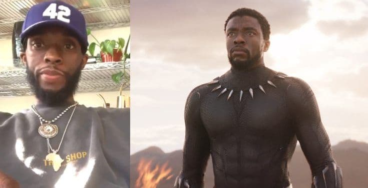 Chadwick Boseman de "Pantera Negra" aparece extremamente magro durante a quarentena