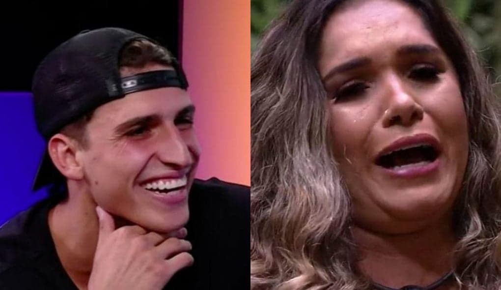 Felipe Prior comemora eliminação de Gizelly do BBB20 e é pressionado pelo público: "Admite que gosta dela"
