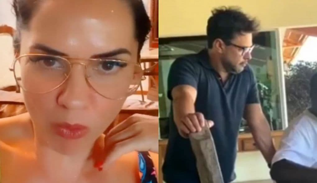 Graciele Lacerda, com Zezé sem trabalho, assume as dívidas do casal e reclama: "Bebendo e eu pagando conta"