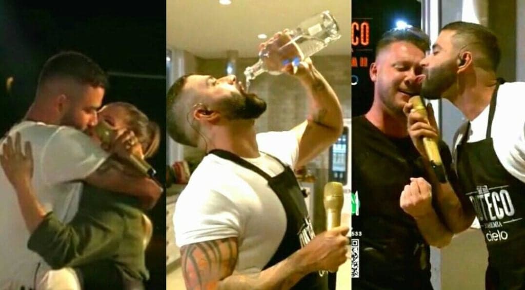 Gusttavo Lima em Live: Cantor expõe sexo com menstruação, compara alcool em gel com esperma e é atacado por inseto