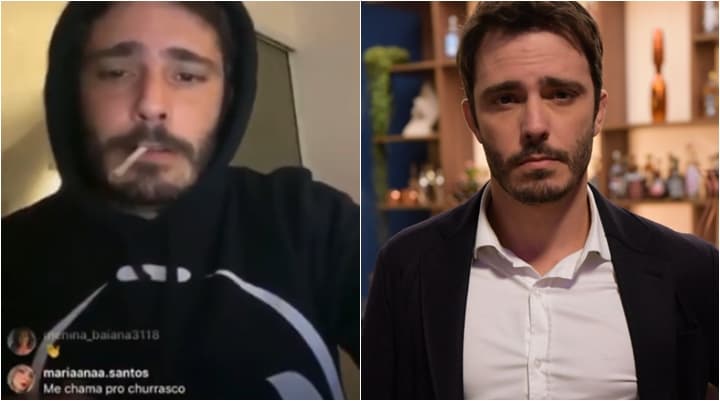 Ator da Record aparece com cigarro suspeito e vira alvo: “Ídolo dos maconheiros”