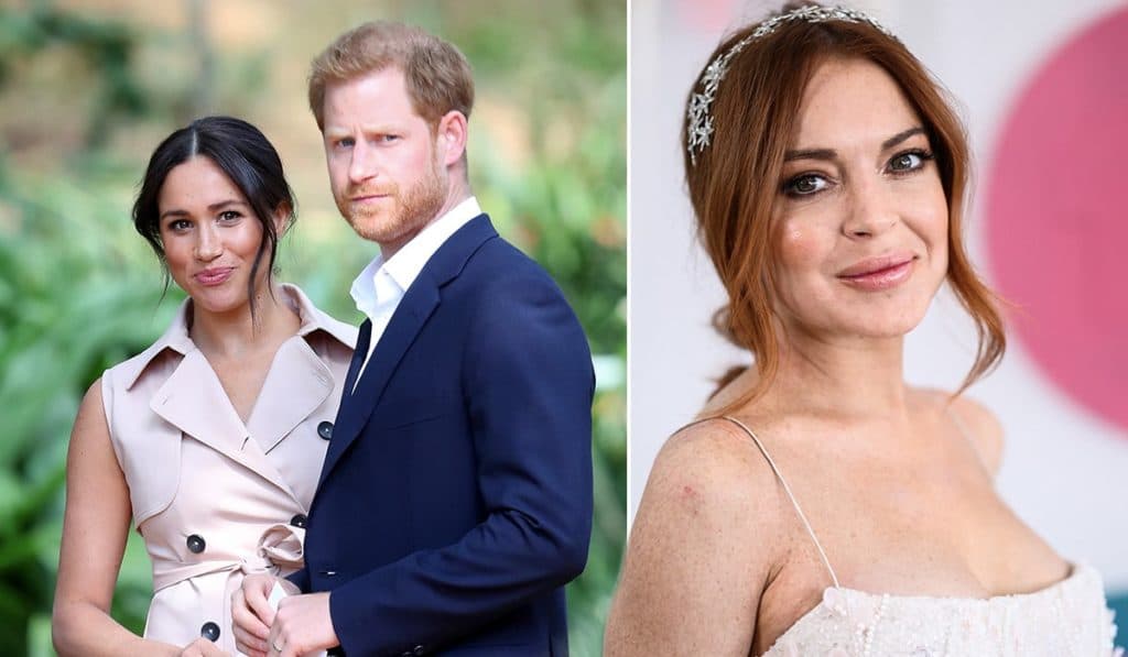 Lindsay Lohan diz que Harry e Meghan só fugirão dos paparazzis se tiverem uma praia particular: "impossível"