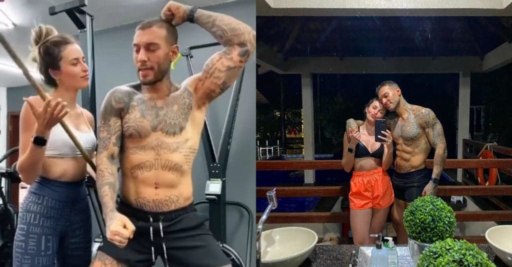 Lucas Lucco grava dança sensual e é interrompido pela noiva: "quando você percebe que a casa caiu"