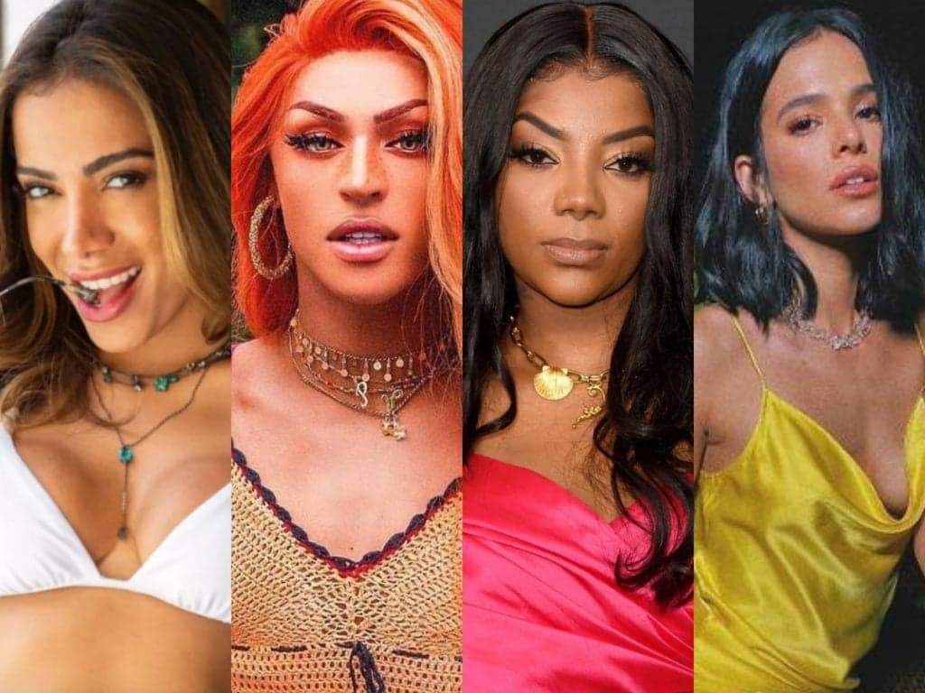 Ao vivo, Anitta é colocada contra parede e acaba sendo forçada a falar sobre Ludmilla, Pabllo, Ludmilla e Bruna Marquezine