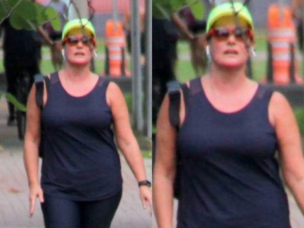 Apresentadora da Globo é flagrada na rua durante quarentena, se revolta e parte para cima de fotógrafo