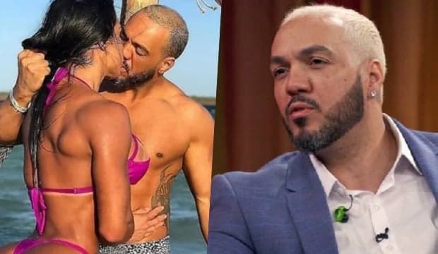 Ao vivo, Belo fala sobre Gracyanne negar sexo e admite que não vê a hora de "ter aquilo" à noite