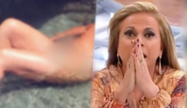 Aos 64 anos, Christina Rocha usa calcinha atoladinha e deixa seios ‘à mostra’ ao fazer topless