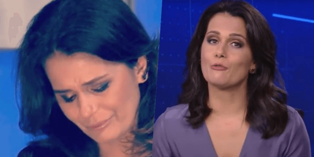 Adriana Araújo desmorona na bancada do Jornal da Record, é tirada, rasga o verbo e expõe toda a realidade: "Estou"