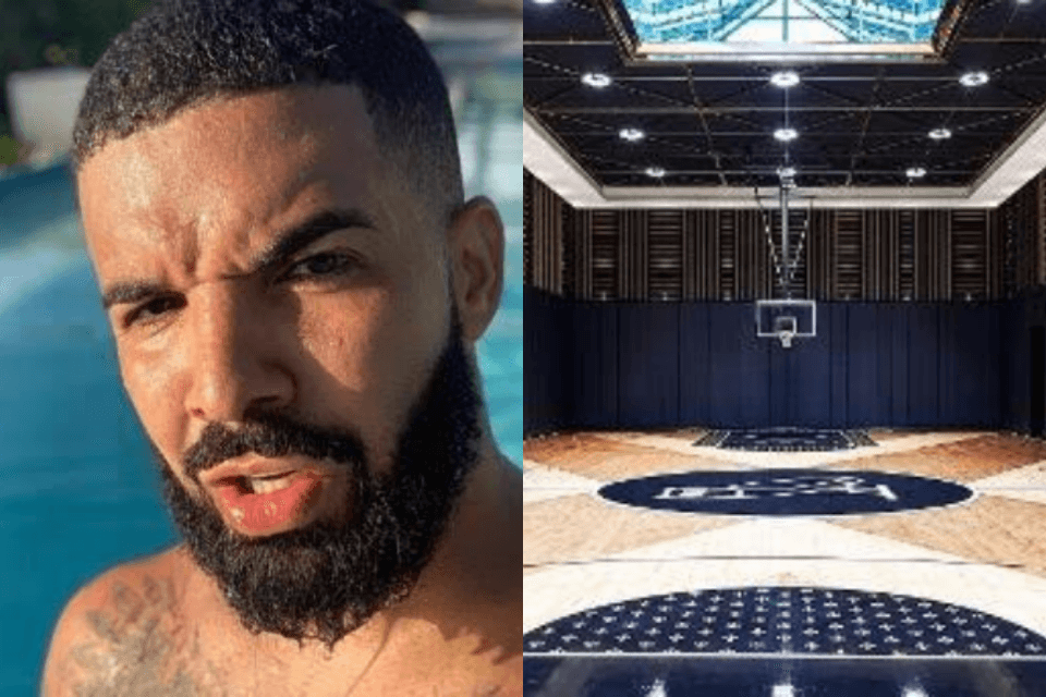 Em quarentena, Drake mostra sua mansão no Canadá avaliada em R$ 517 milhões com quadra de basquete particular