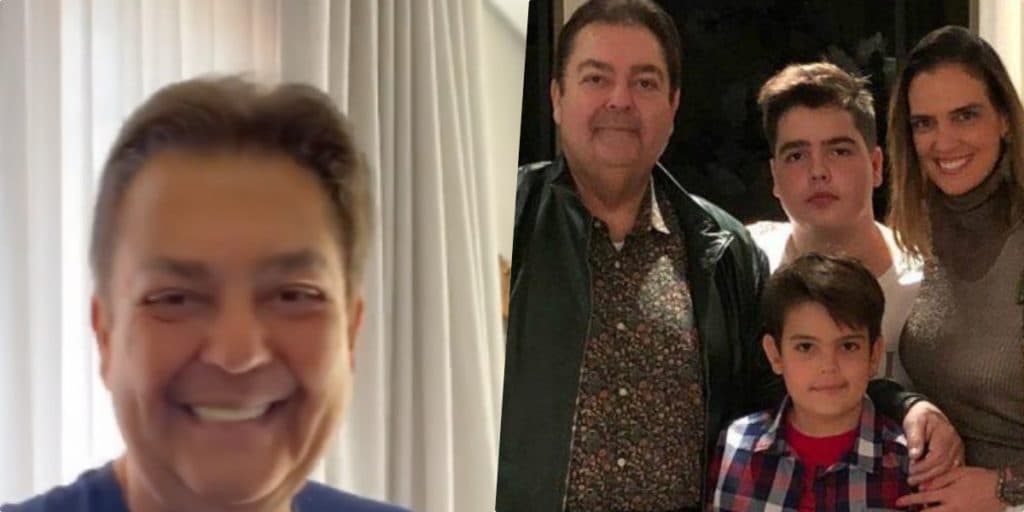 Após ter filha "secreta" divulgada em público, Faustão é pego na cozinha ninando em vídeo revelador: "Novo filho"