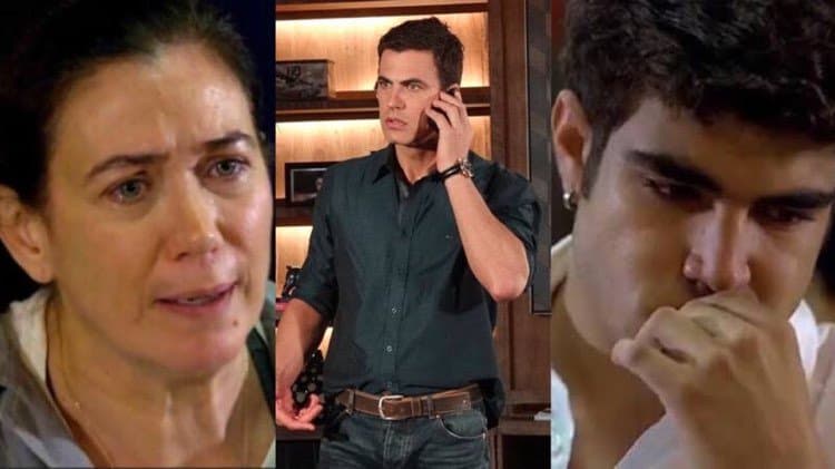 Fina Estampa: Griselda pede para Juan manter a denúncia contra Antenor