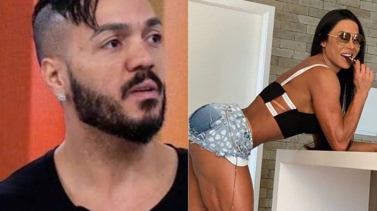 Separada de Belo, Gracyanne Barbosa se descontrola e sobe pelas paredes: "bundada na cara"