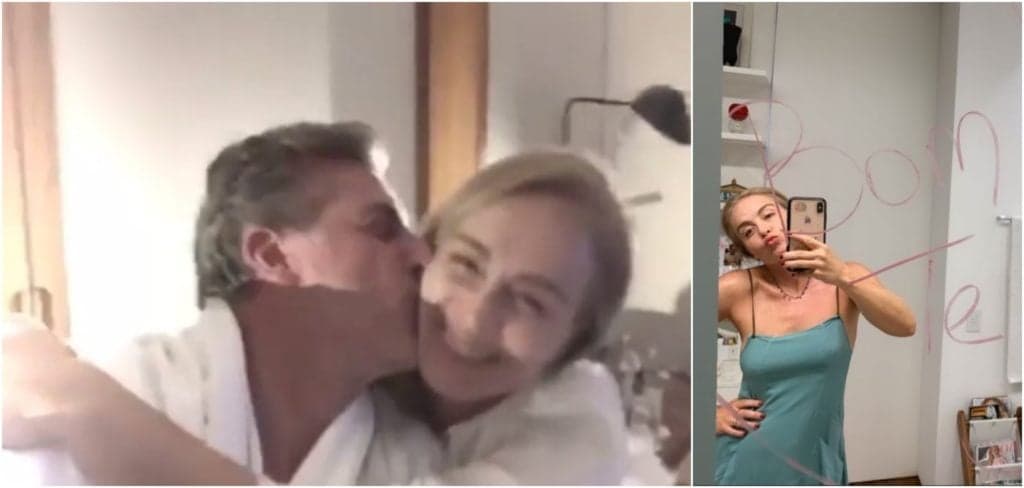 Jesus! Angélica divulga vídeo íntimo com Luciano Huck dentro do banheiro