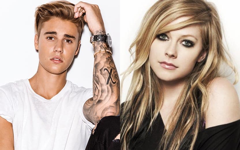 Avril Lavigne procura Justin Bieber após grave doença