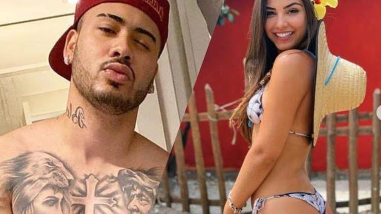 Desaparecido, Kevinho surge sem sunga e encoxando namorada: "fica certinho"