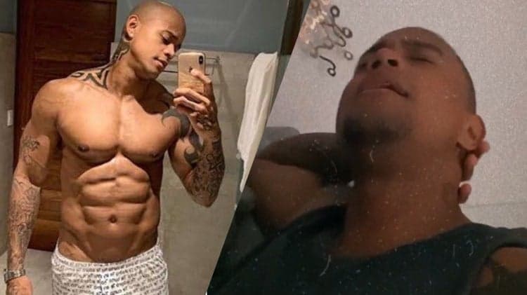 Com fama de comedor, Léo Santana perde controle, enche a boca e engole tudo: "delícia"