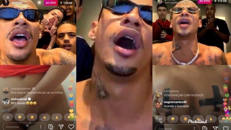 Sexo, baixaria e leite condensado invadem transmissão de vídeo e tomam conta de lives proibidonas: "mostra essa p##a"