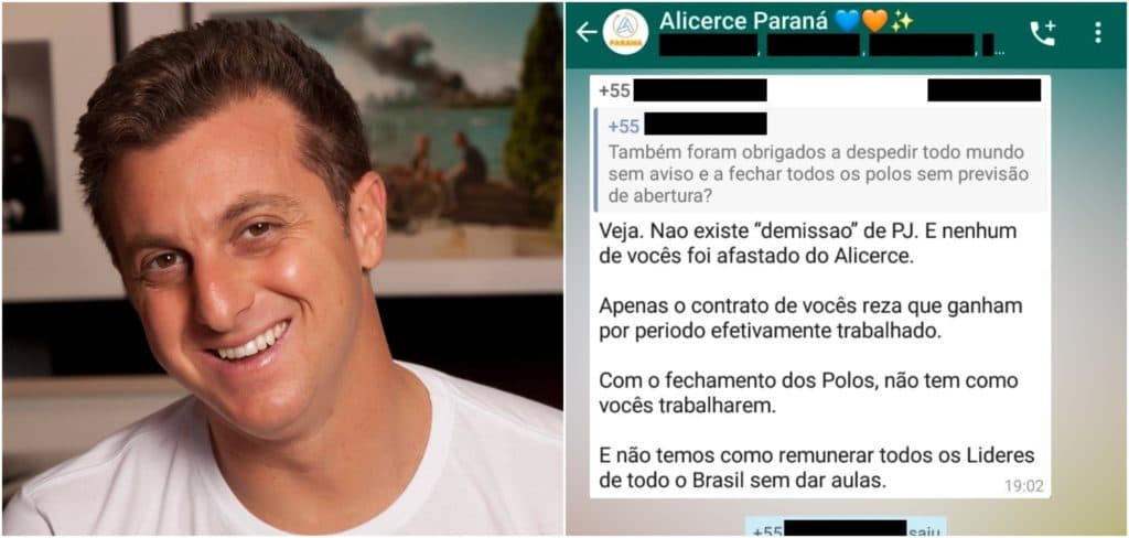 Polêmica! Luciano Huck, após valor milionário exposto, tem empresa que demite mais de 400 funcionários por WhatsApp