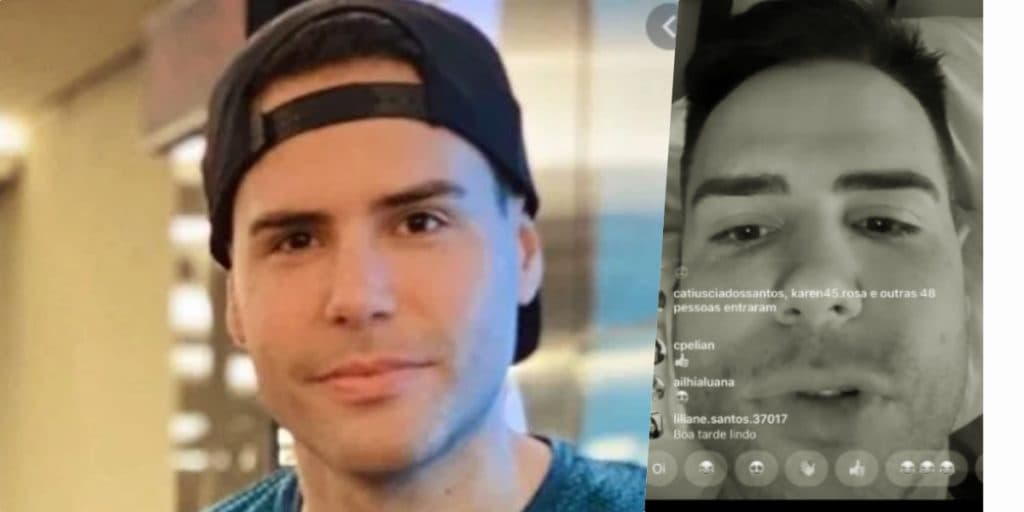 Apresentador expõe Luiz Bacci em público, afirma ter ficado com o cheiro dele e admite: "Te amo"