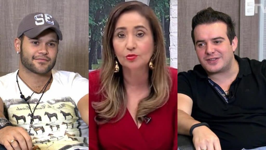 Marcos e Belutti chocam com momento íntimo ao vivo, Sonia Abrão dá bronca e cantores imploram perdão