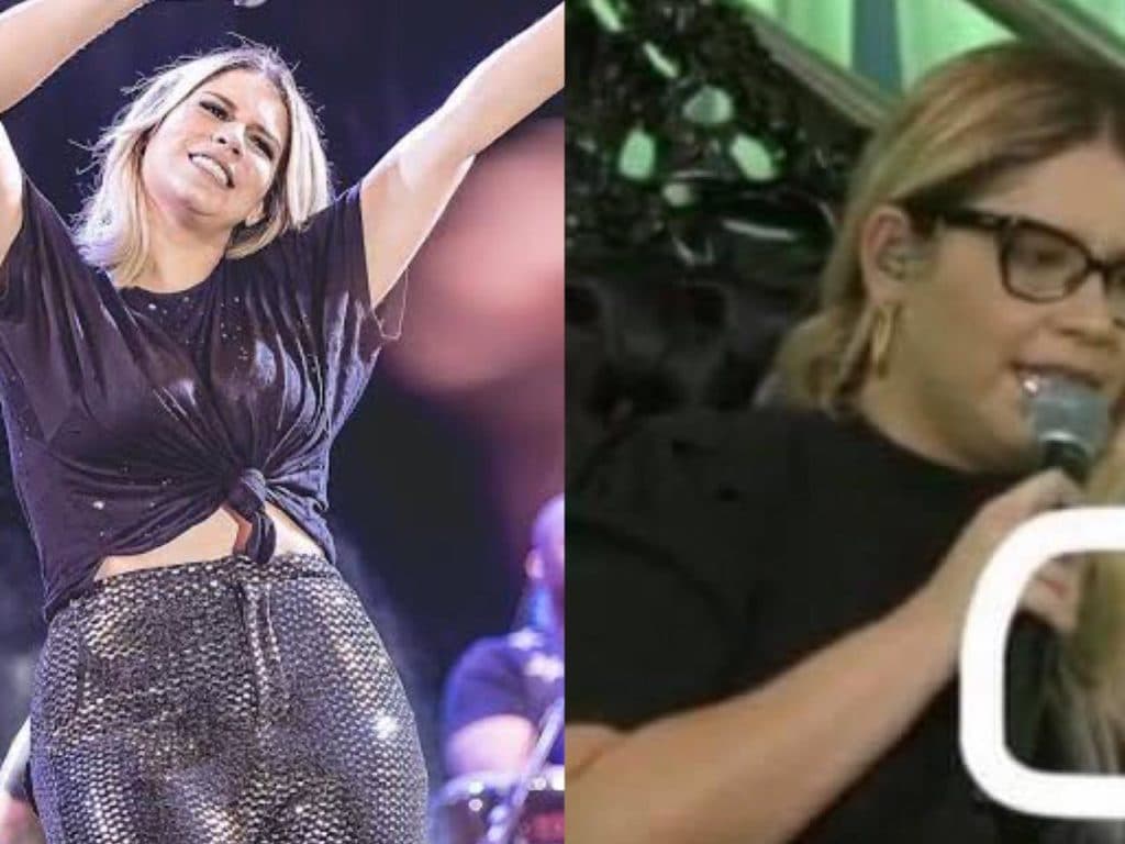 Marília Mendonça mostra que é gente como a gente e detalhe imperceptível é flagrado pelo público em live
