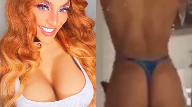 Pabllo Vittar surge de fio-dental "enterrado" e deixa escapar intimidade em vídeo