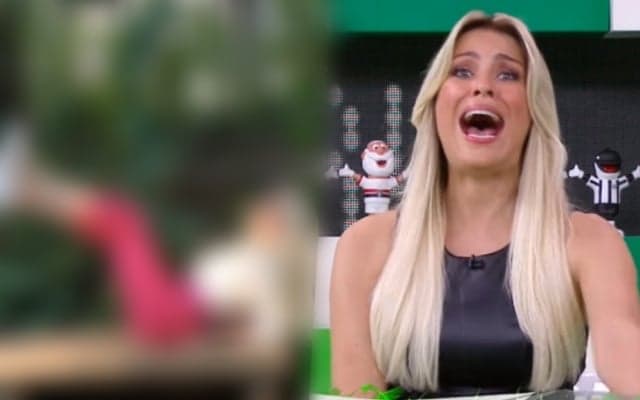 Após biquíni cavado, Renata Fan é flagrada de pernas pra cima no matagal e deixa escapar parte do corpo: "Gigante"