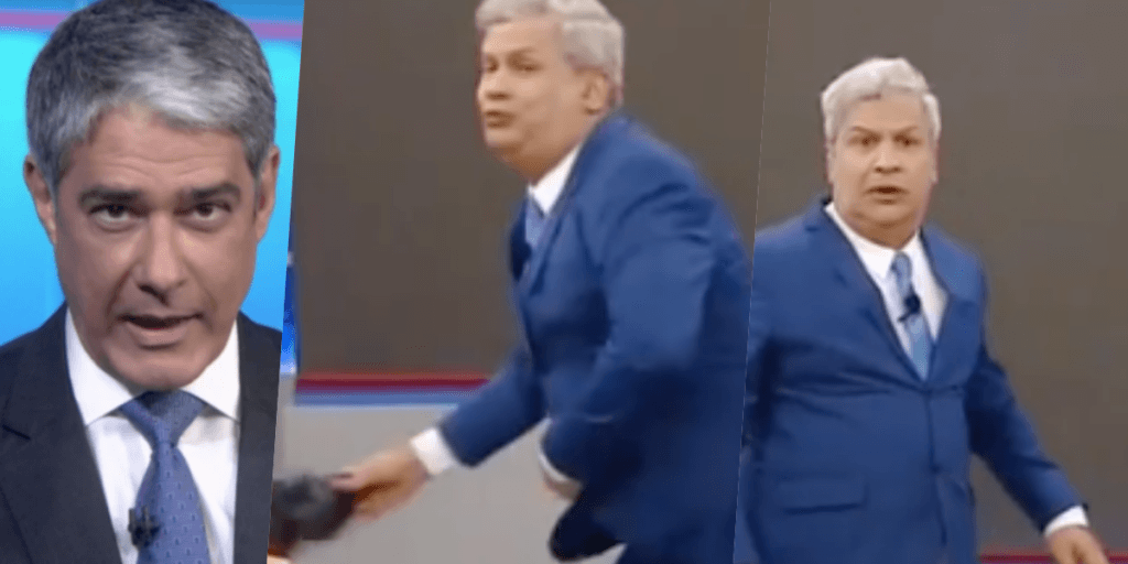 Sikêra Jr. após chamar William Bonner pro pau e se descontrolar com funcionário, manda a real ao vivo: "Dá o anel"