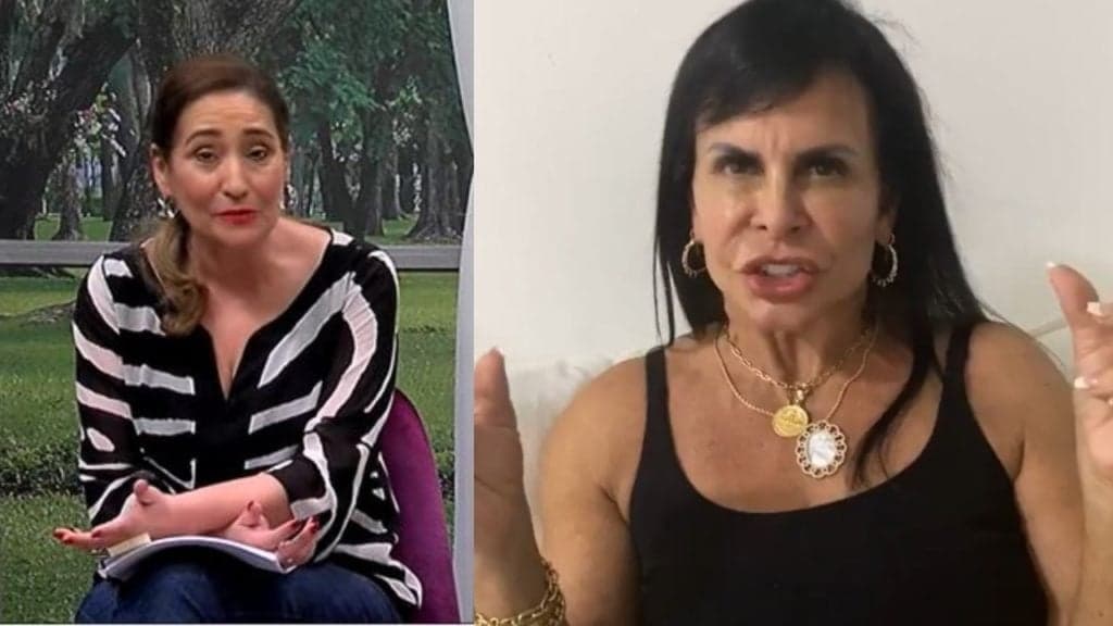 Extremamente nervosa, Gretchen entra no programa de Sonia Abrão ao vivo e solta os cachorros: "Não tenho nada"