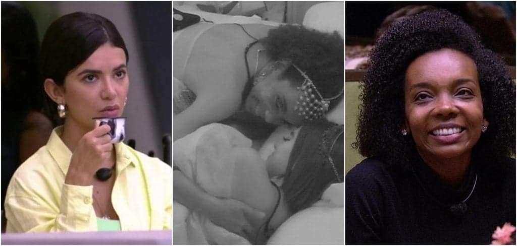 Bêbada, Thelma e Manu Gavassi trocam carícias na cama no BBB 20 e se declara: 'Você é especial'