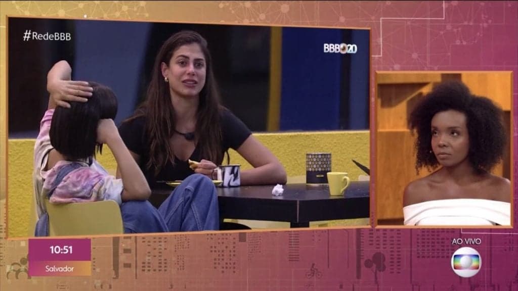 BBB20: Thelma rebate acusação e fala sobre discussão com Mari após prova do líder: "Não é soberba"