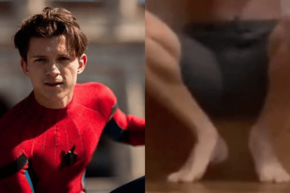 Tom Holland, o Homem-Aranha, topa desafio na quarentena, detalhe escapa e tamanho da mala fica à mostra: "anaconda"