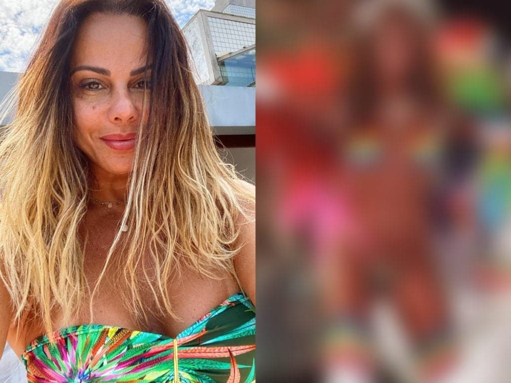 Chocada! Viviane Araújo perde completamente a vergonha e expõe foto íntima com seios de fora: "Gostosa"