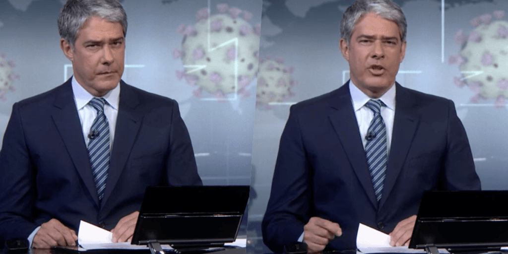 William Bonner, ao vivo no JN, não se controla e bronca acaba indo para o ar: "Nossa função é esclarecer"