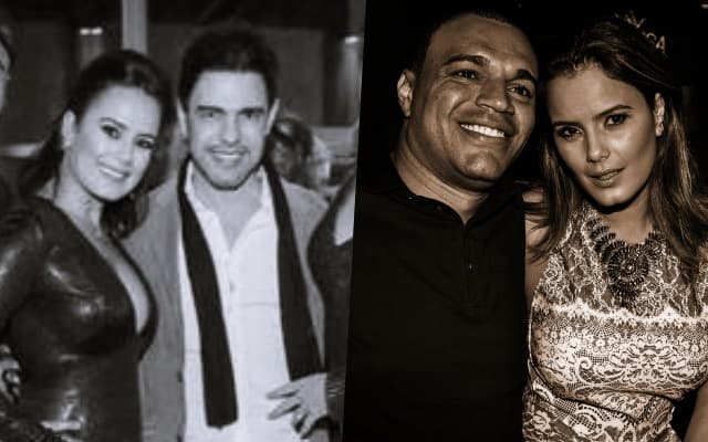 Denílson e Luciele revelam que, no começo, Zezé não gostou de saber que eles estavam juntos (Foto: Reprodução) Denílson e Luciele revelam que, no começo, Zezé não gostou de saber que eles estavam juntos (Foto: Reprodução)
