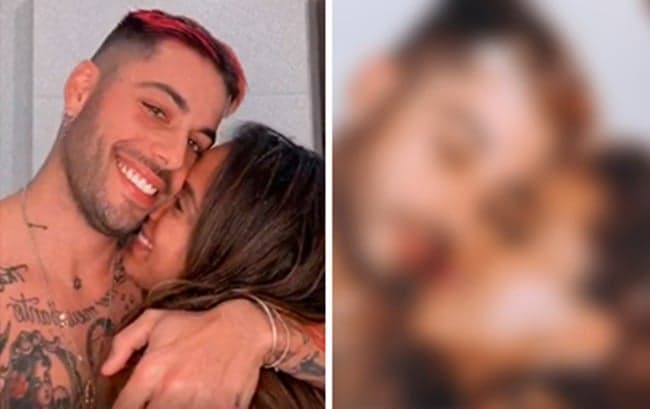 Anitta tem fotos íntimas na cama com o namorado Gui Araújo divulgadas: "Putaria"