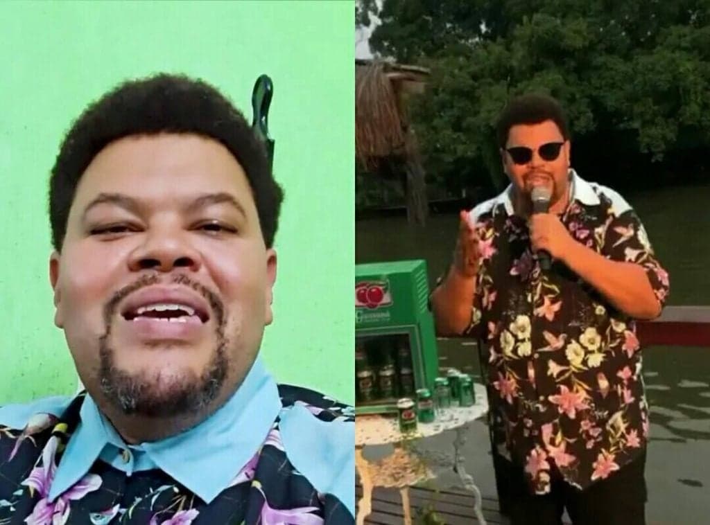 Babu Santana participa de show beneficente em prol de catadores no Rio de Janeiro