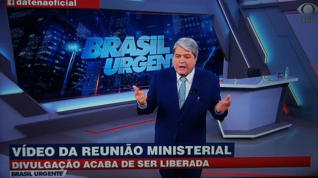 Bomba! Datena expõe vídeo, se descuida e pede explicações: “Band quer dinheiro”