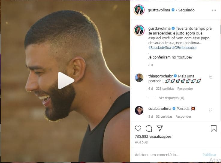 Gusttavo Lima (Foto: Reprodução)