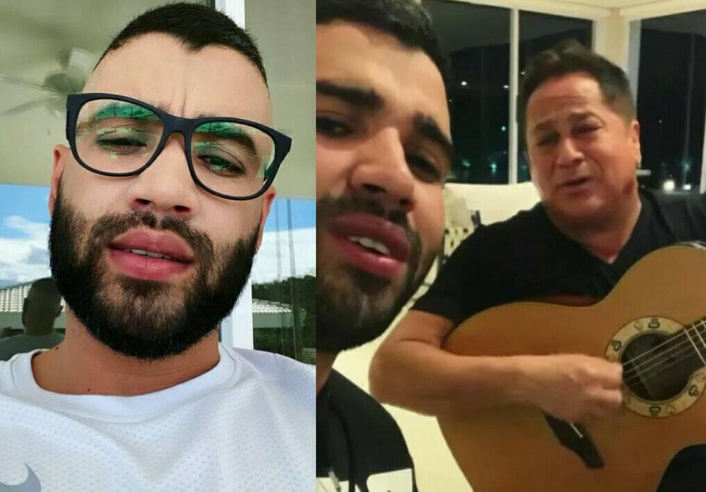 Gusttavo Lima e Leonardo surgem juntos em foto segurando animal morto e são massacrados: “Apaga isso”