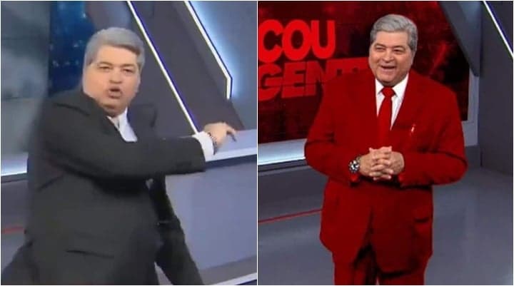 Datena é chamado de comunista por criticar Bolsonaro e reação é exposta no ar: “Quem produz isso?”