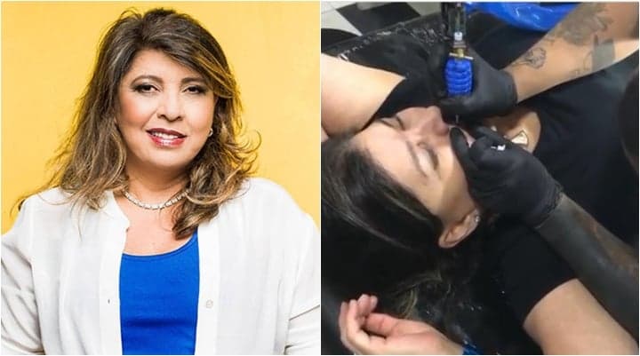 Roberta Miranda, após expor tamanho do pênis de Whindersson, radicaliza e revela tatuagem no rosto: “Coragem”