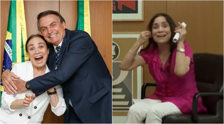 Regina Duarte, revoltada, aciona seguranças para coagir equipe da CNN em entrevista: "Falta de respeito"