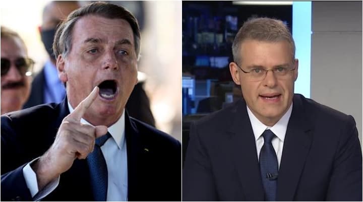Bolsonaro, depois de ser criticado por jornalista da Globo, é detonado por apresentador da Band ao vivo